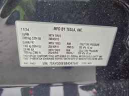 2025 TESLA MODEL Y