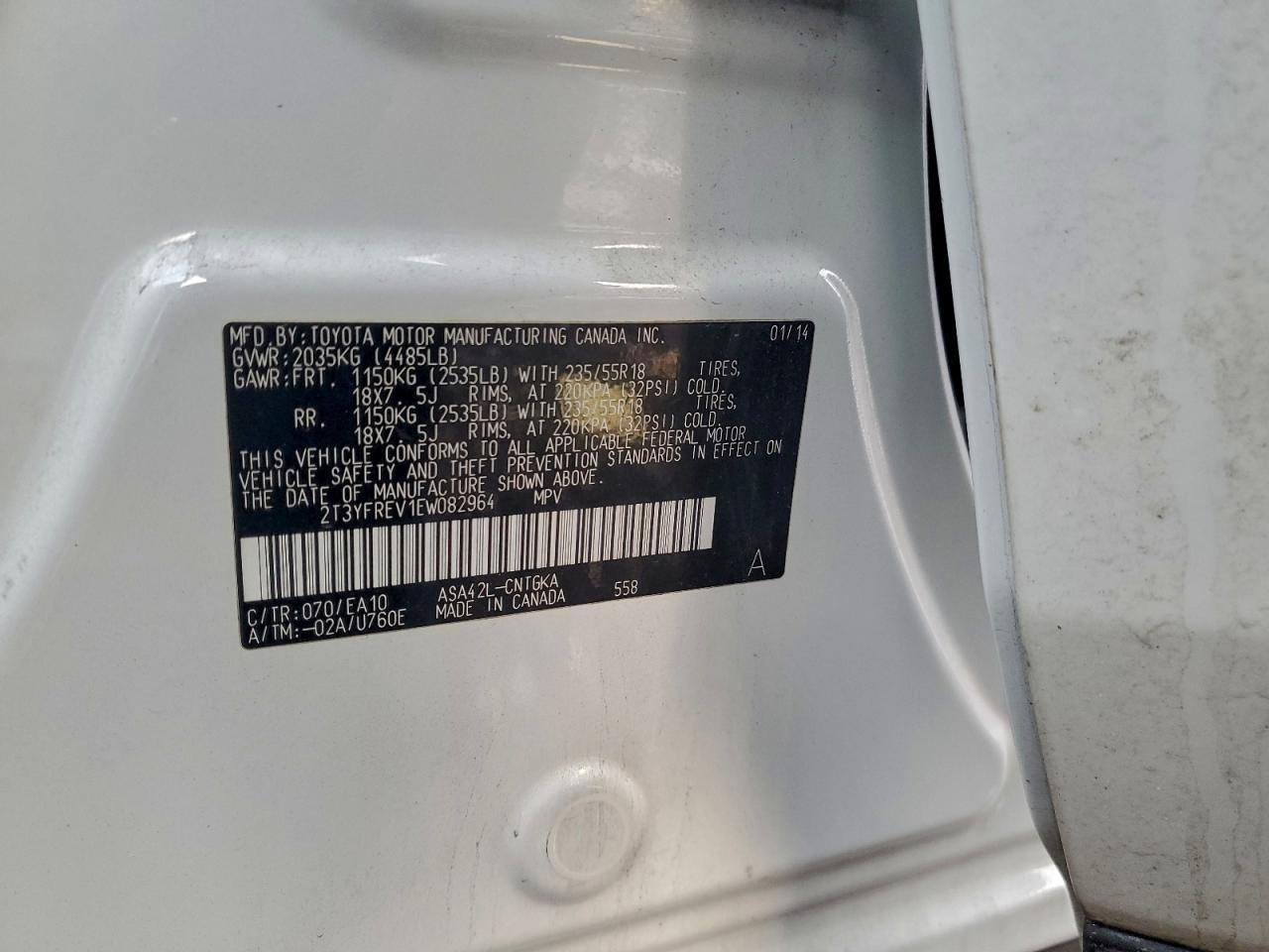 2014 TOYOTA RAV4