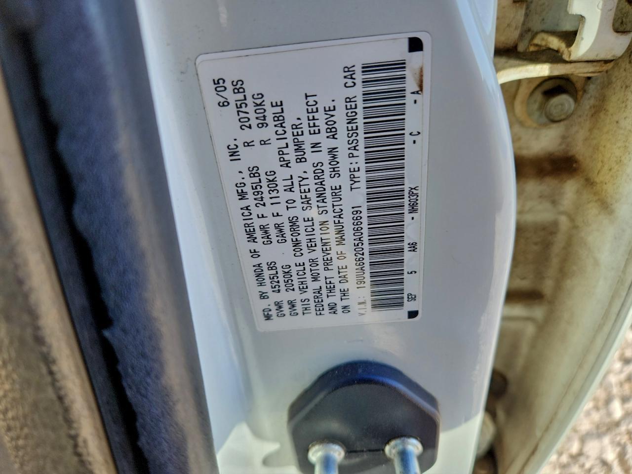 2005 ACURA TL