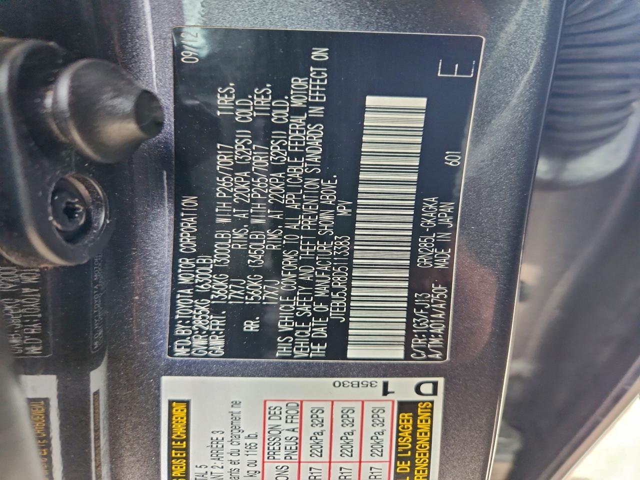 2013 TOYOTA 4Runner