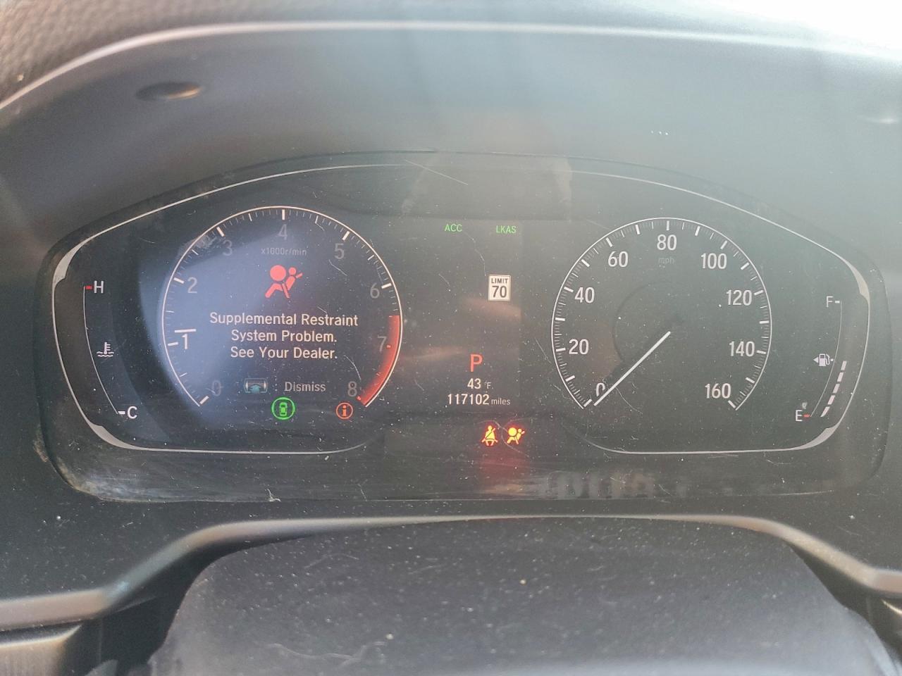 2019 HONDA ACCORD