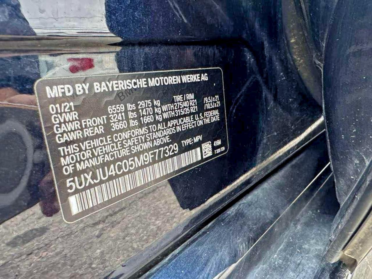 2021 BMW X5