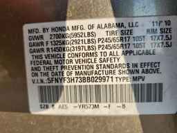 2011 HONDA PILOT