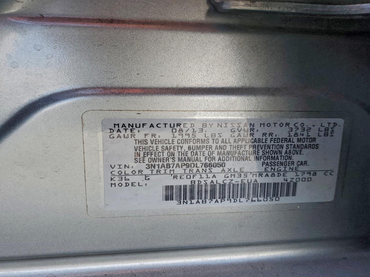 2013 NISSAN SENTRA