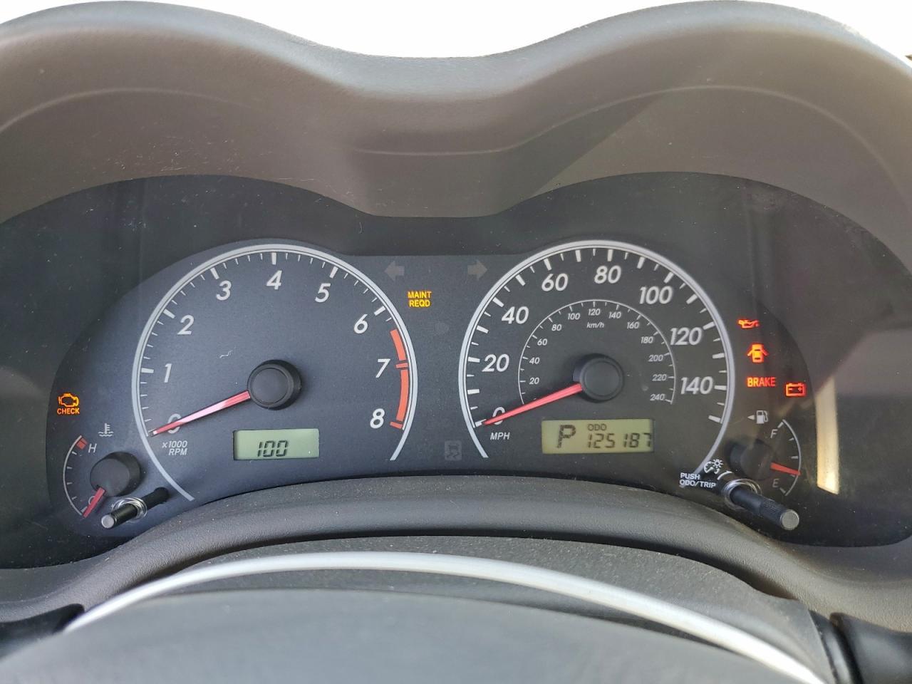 2009 TOYOTA COROLLA