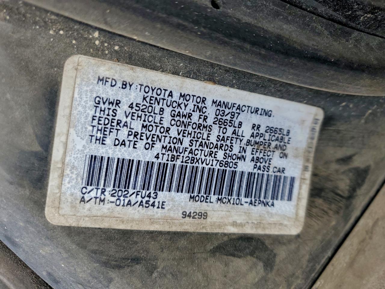 1997 TOYOTA Avalon