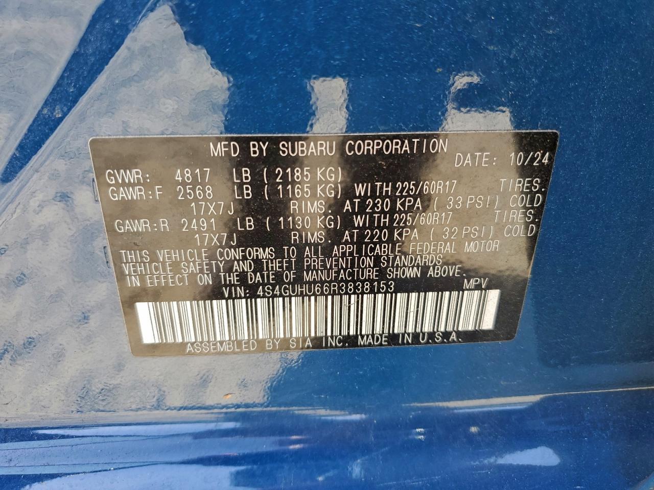 2024 SUBARU Crosstrek