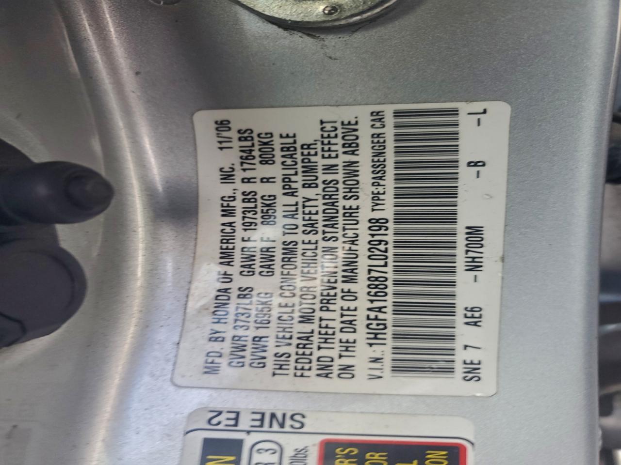 2007 HONDA CIVIC