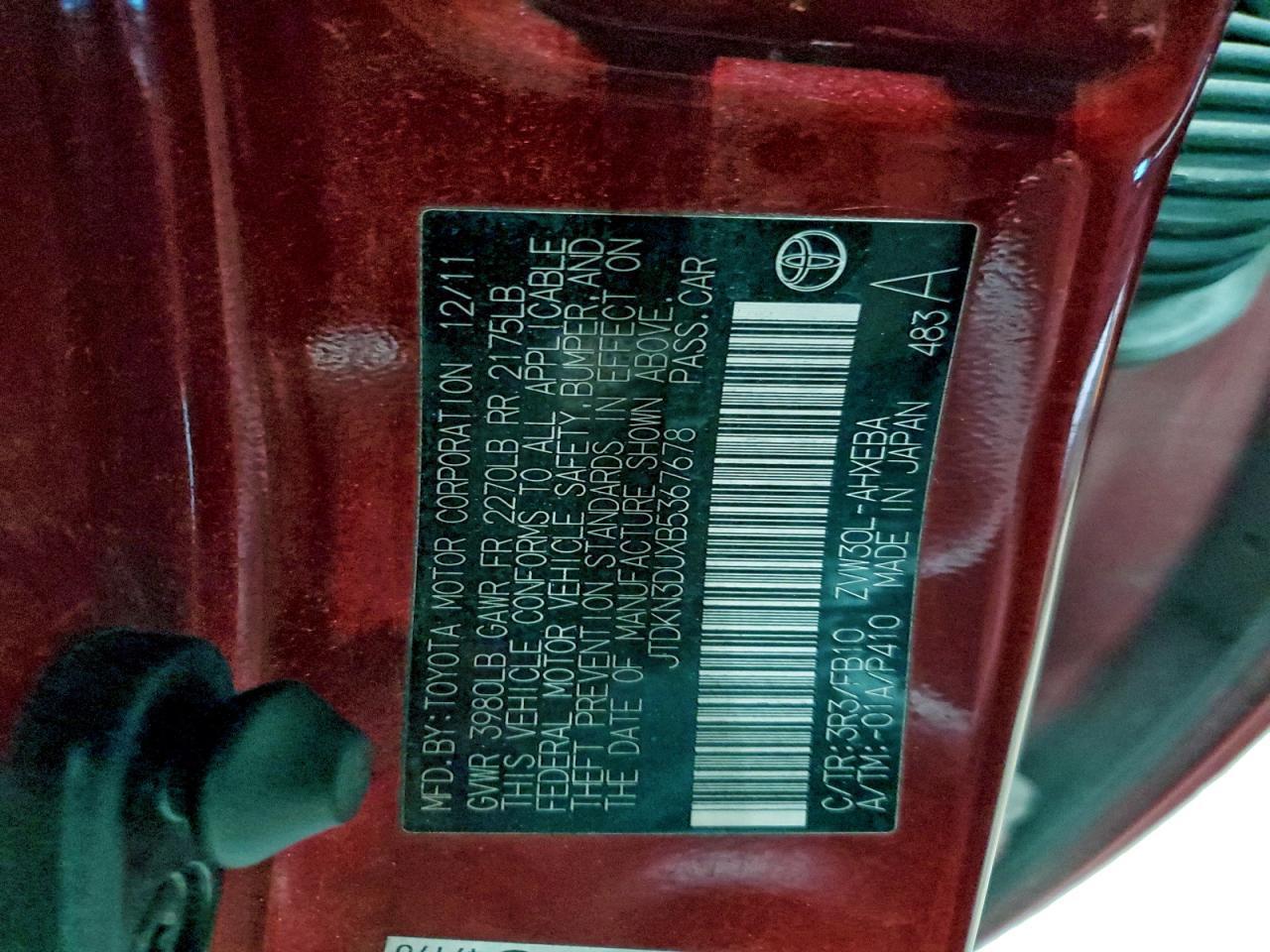 2011 TOYOTA PRIUS