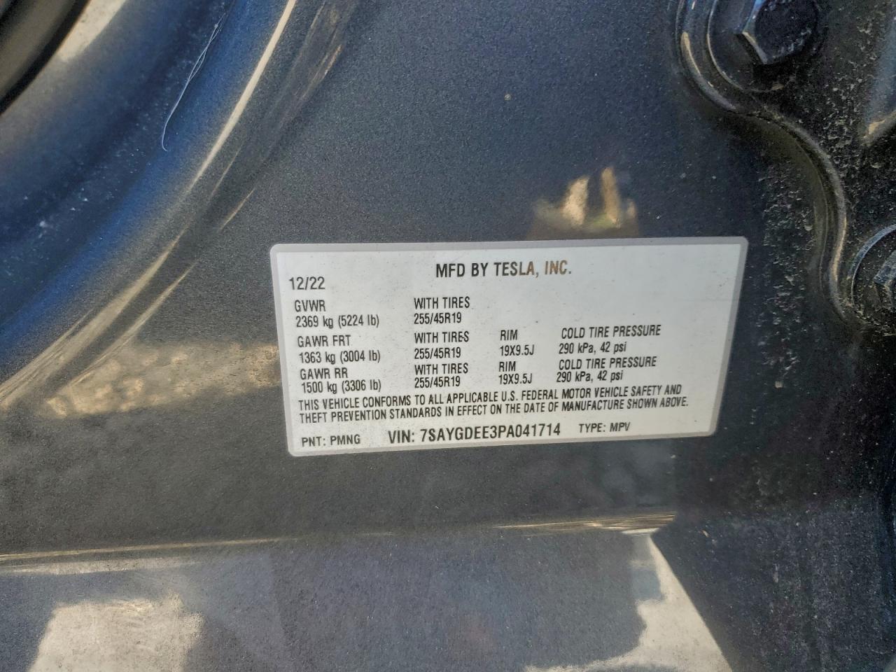 2023 TESLA MODEL Y