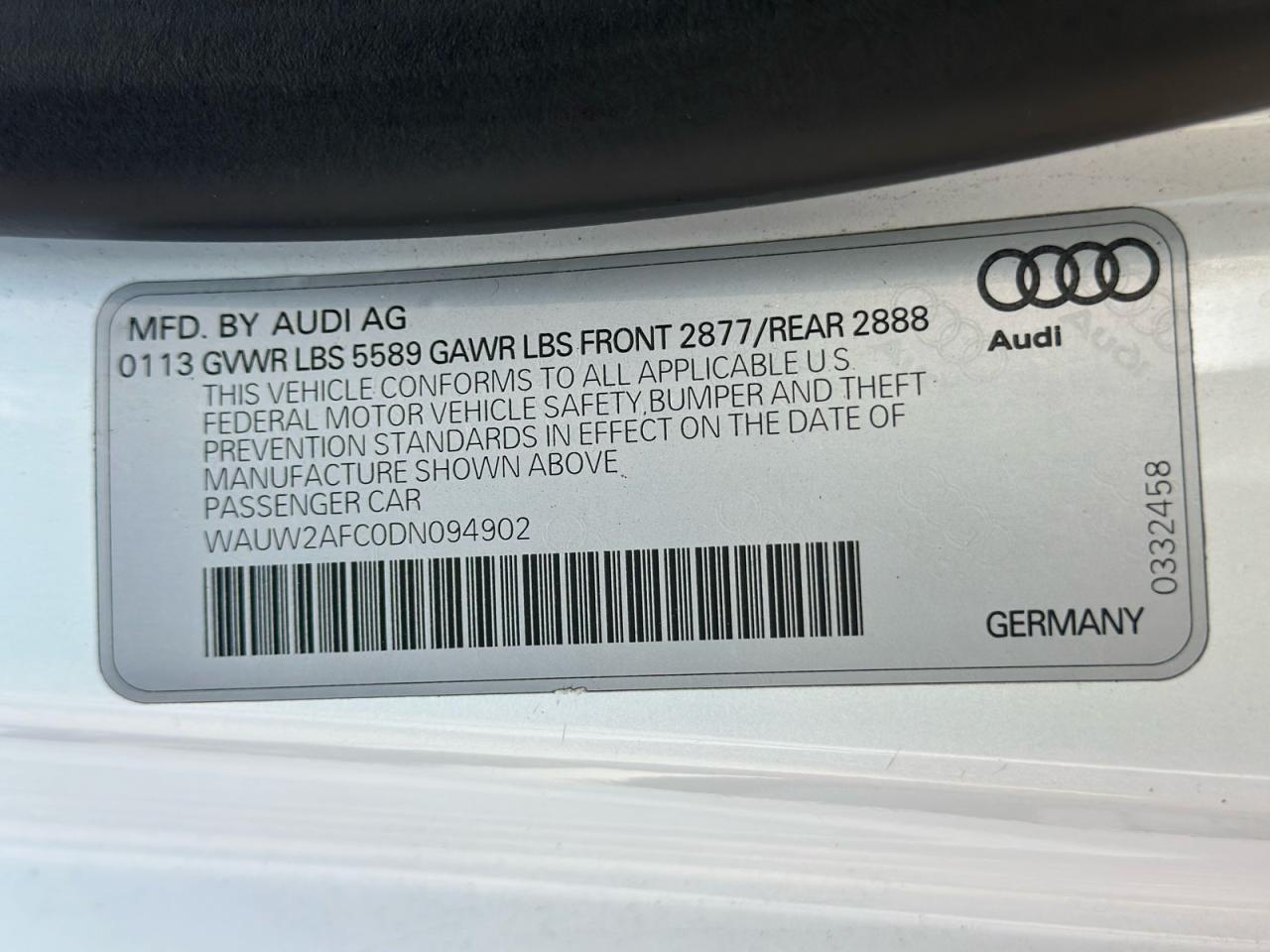2013 AUDI S7