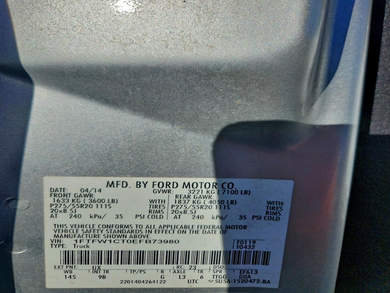 2014 FORD F-150