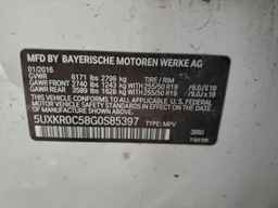 2016 BMW X5