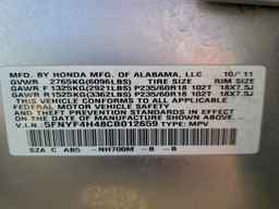 2012 HONDA PILOT