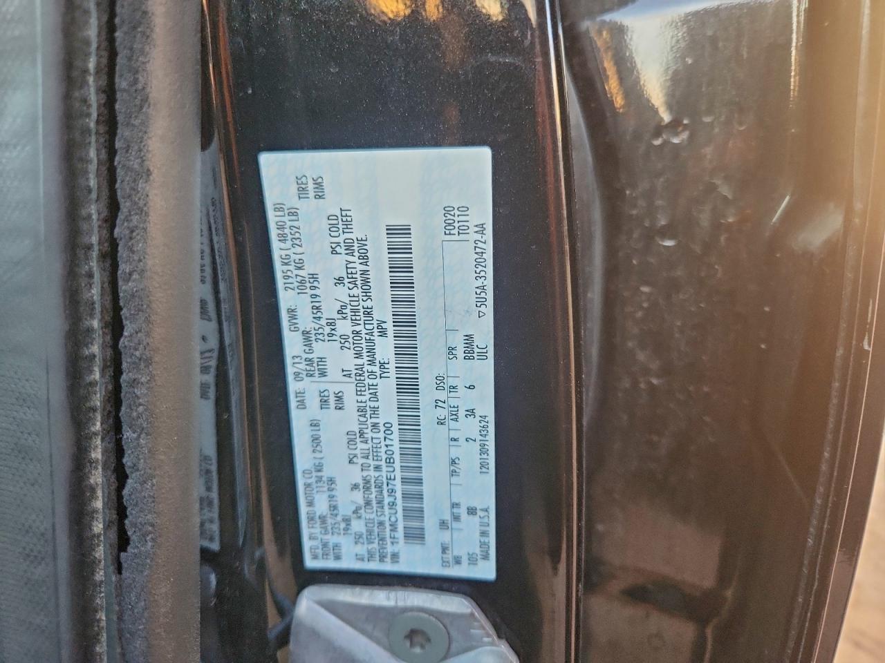 2014 FORD ESCAPE