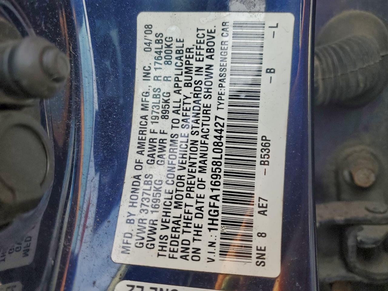 2008 HONDA CIVIC