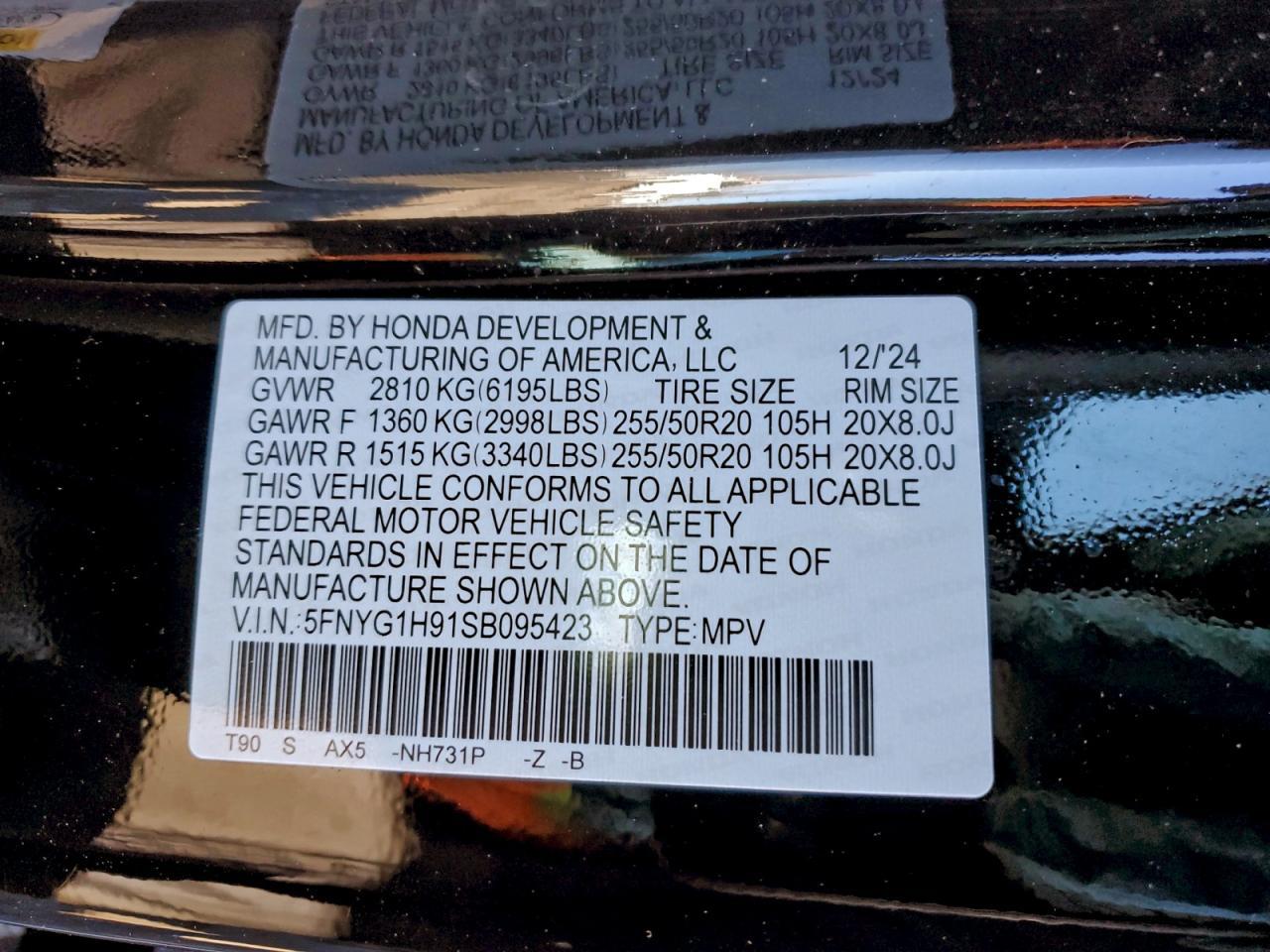 2025 HONDA PILOT
