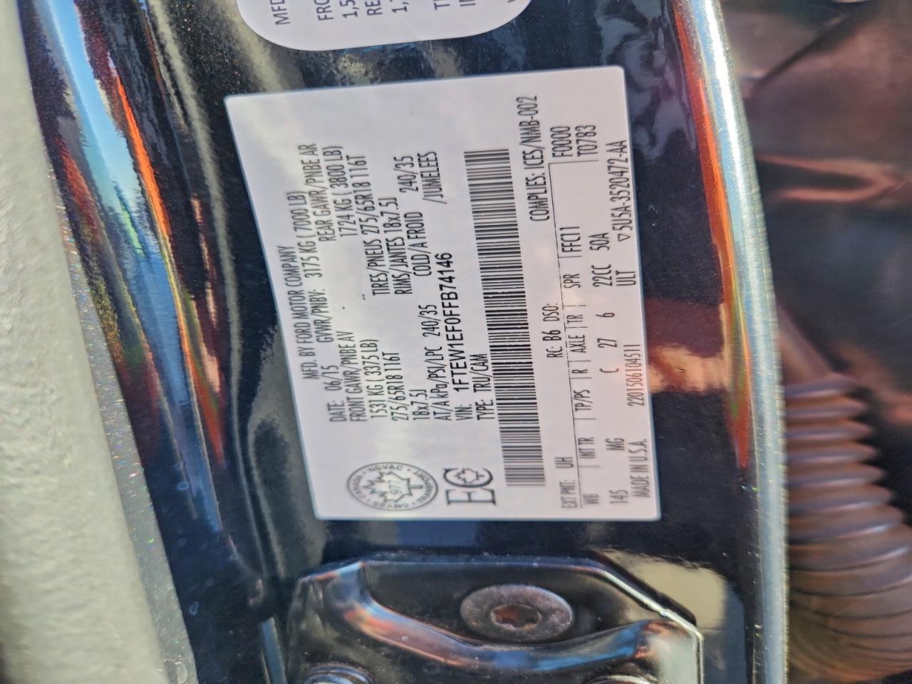2015 FORD F-150