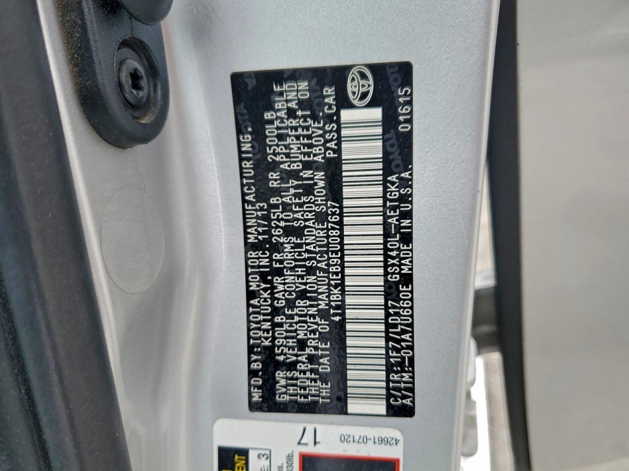 2014 TOYOTA Avalon