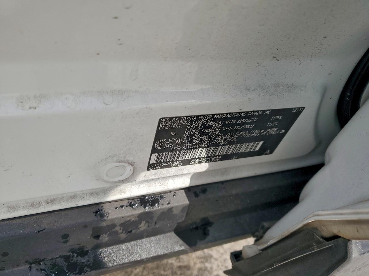 2021 TOYOTA RAV4