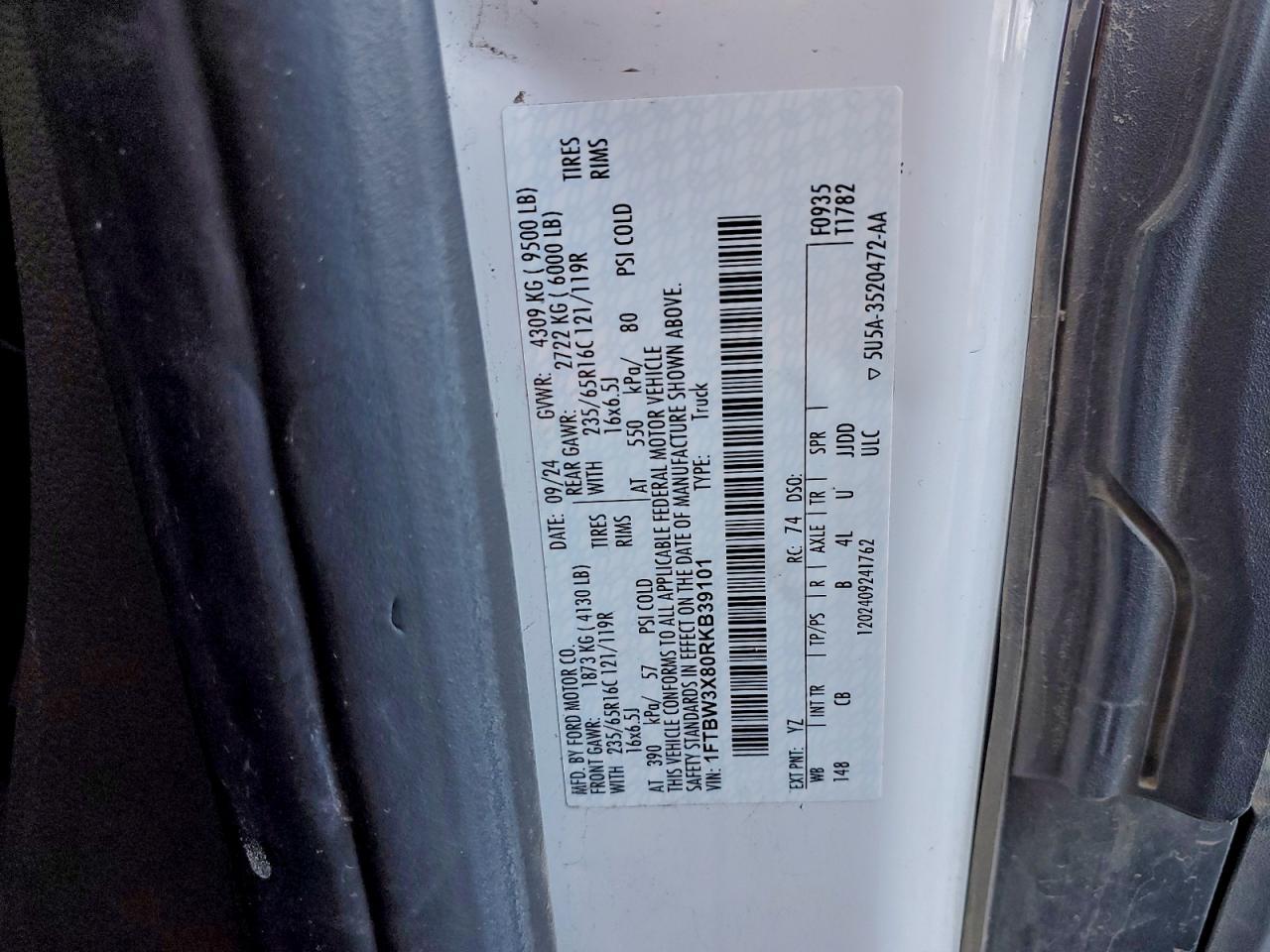 2024 FORD Transit