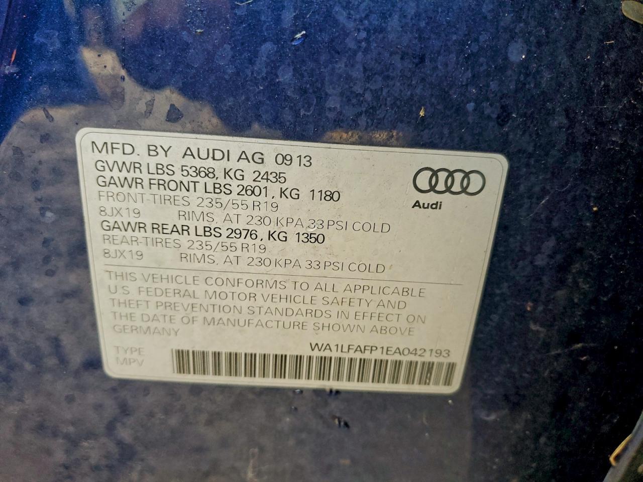 2014 AUDI Q5