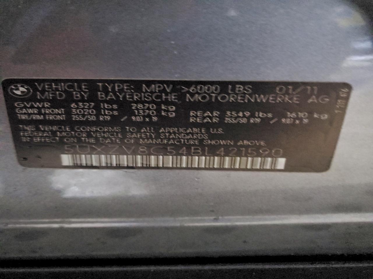 2011 BMW X5