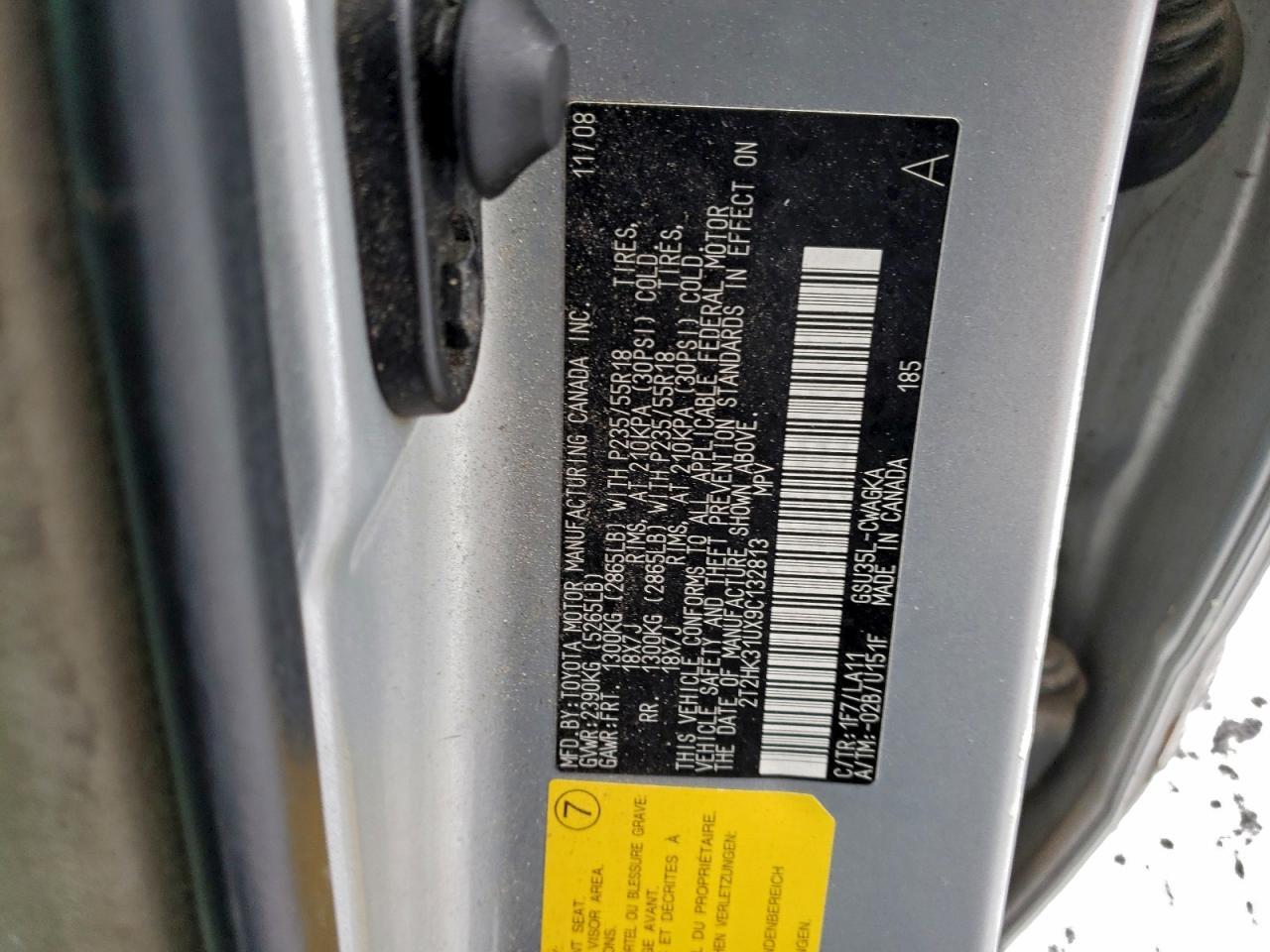 2009 LEXUS RX 350