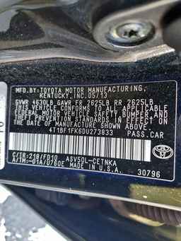 2013 TOYOTA CAMRY