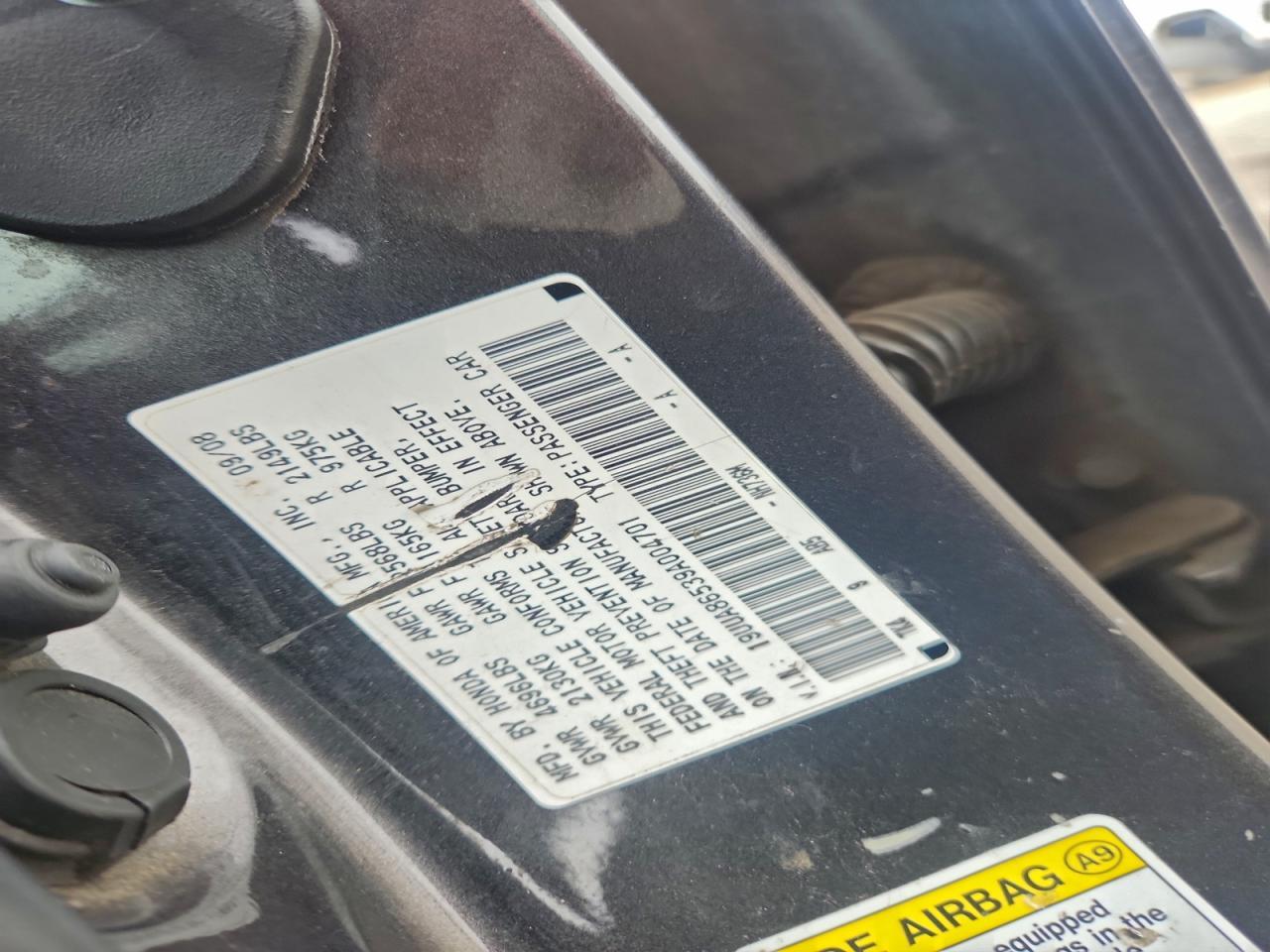 2009 ACURA TL