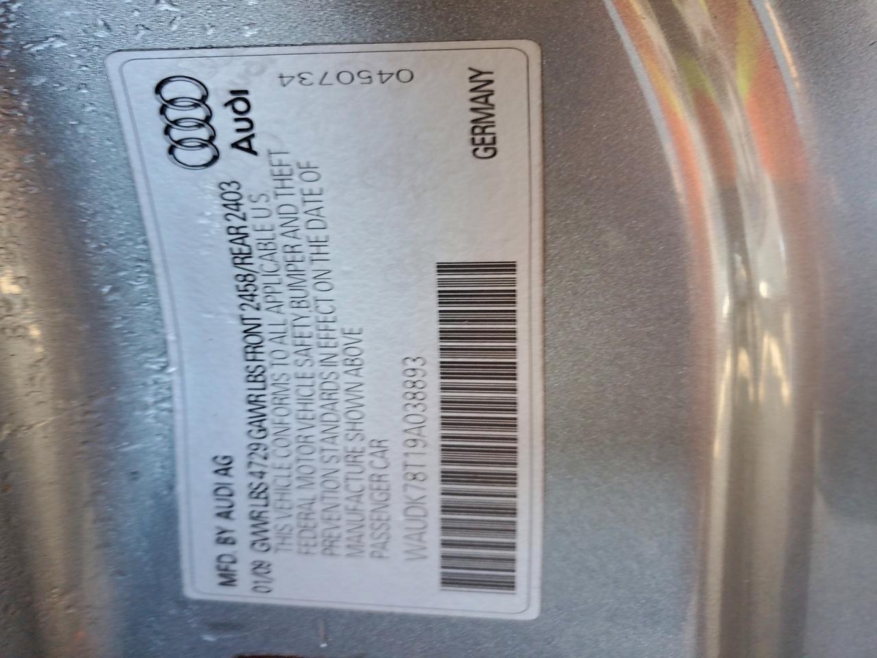2009 AUDI A5 Quattro