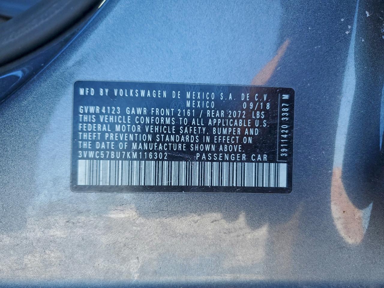 2019 VOLKSWAGEN JETTA
