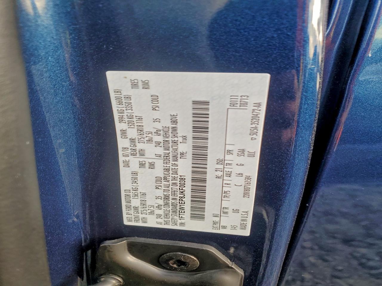 2018 FORD F-150