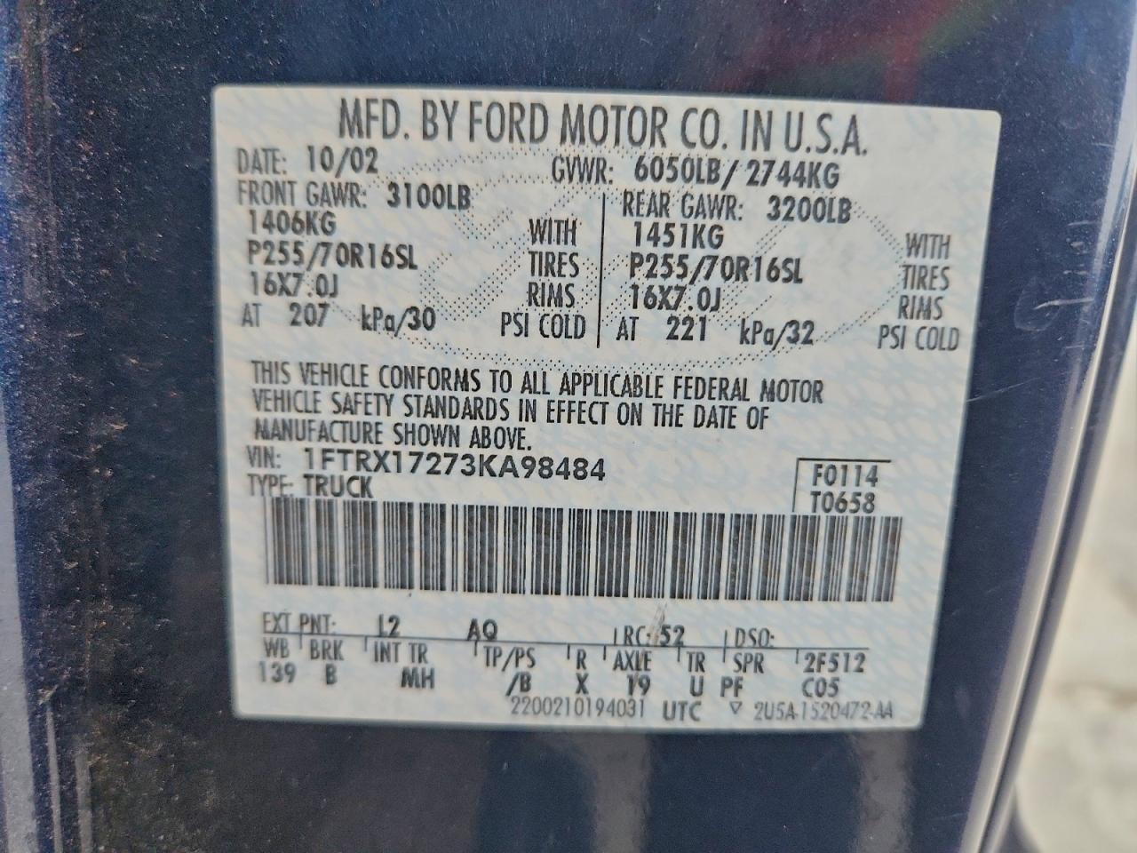 2003 FORD F-150