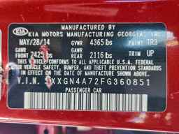 2015 KIA OPTIMA