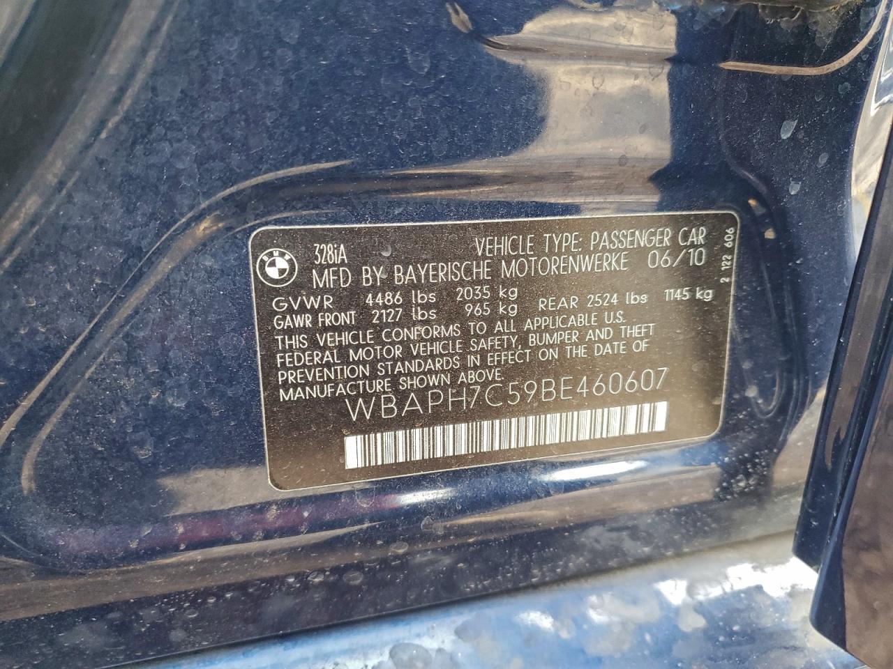 2011 BMW 3 SERIES