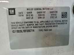 2014 CHEVROLET MALIBU