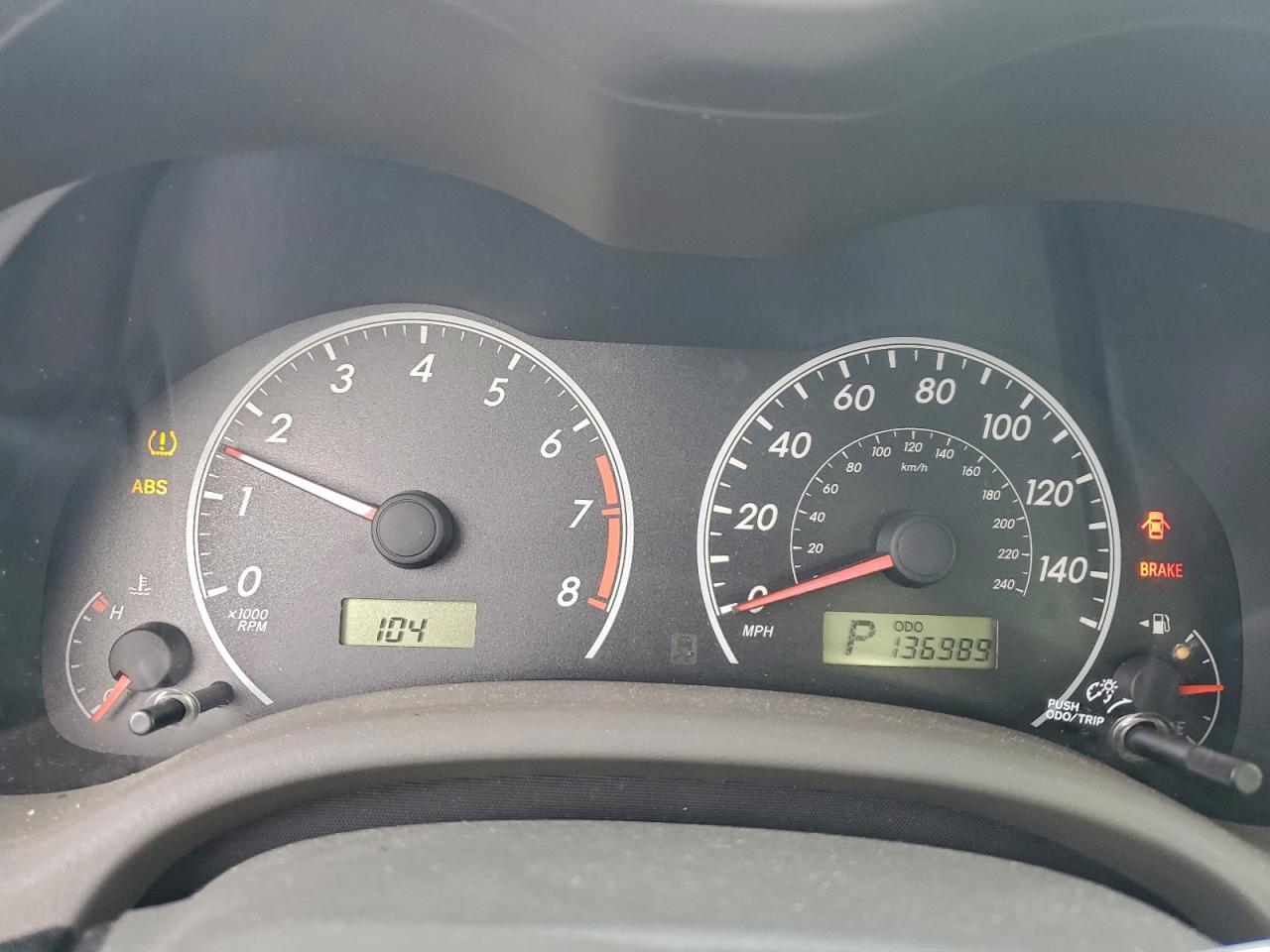 2009 TOYOTA COROLLA