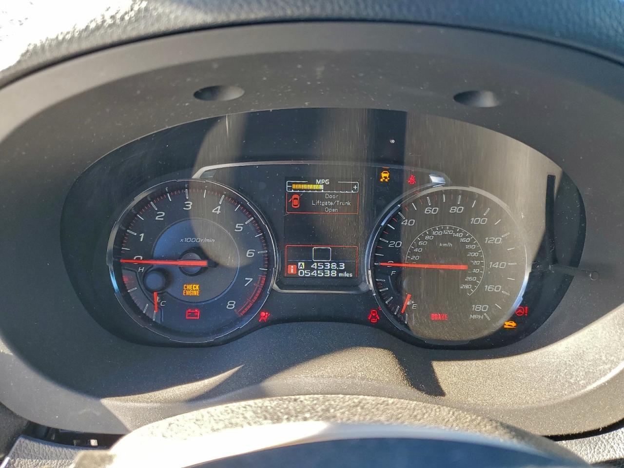 2019 SUBARU WRX