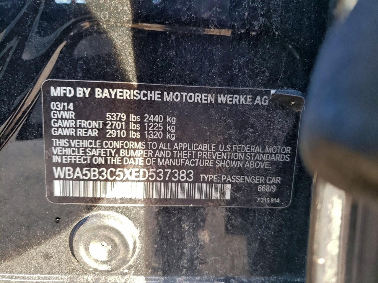 2014 BMW 5 series