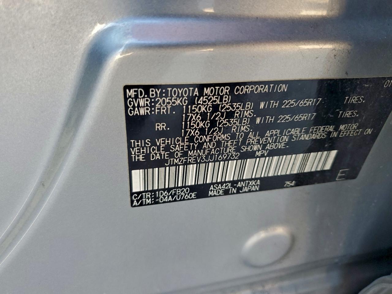 2018 TOYOTA RAV4