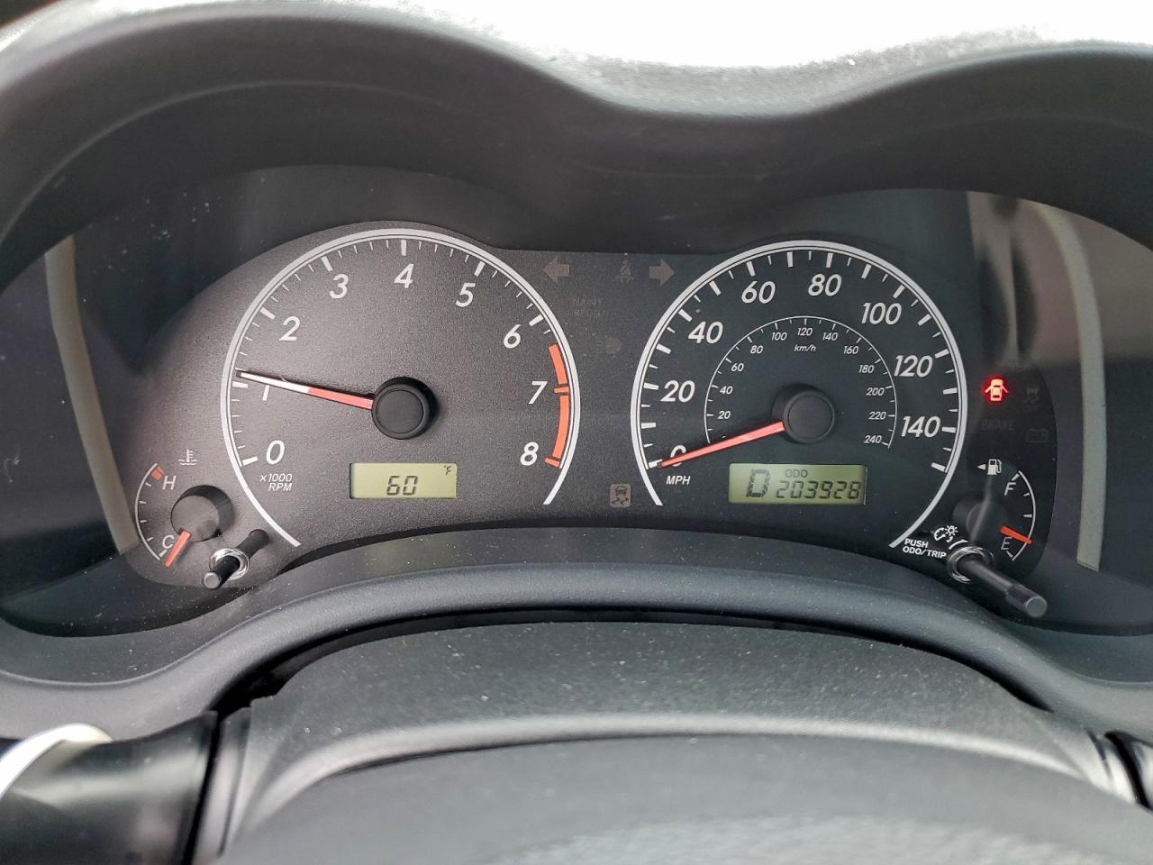 2012 TOYOTA COROLLA