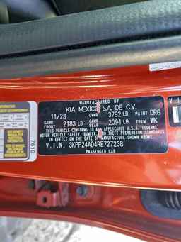 2024 KIA FORTE