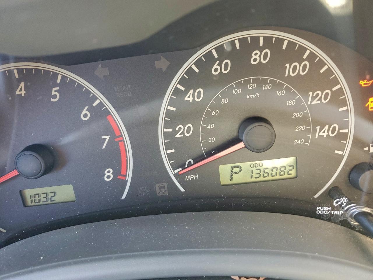 2009 TOYOTA COROLLA