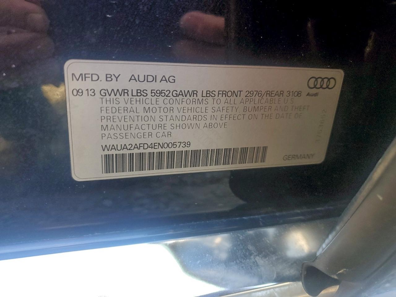 2014 AUDI A8 QUATTRO