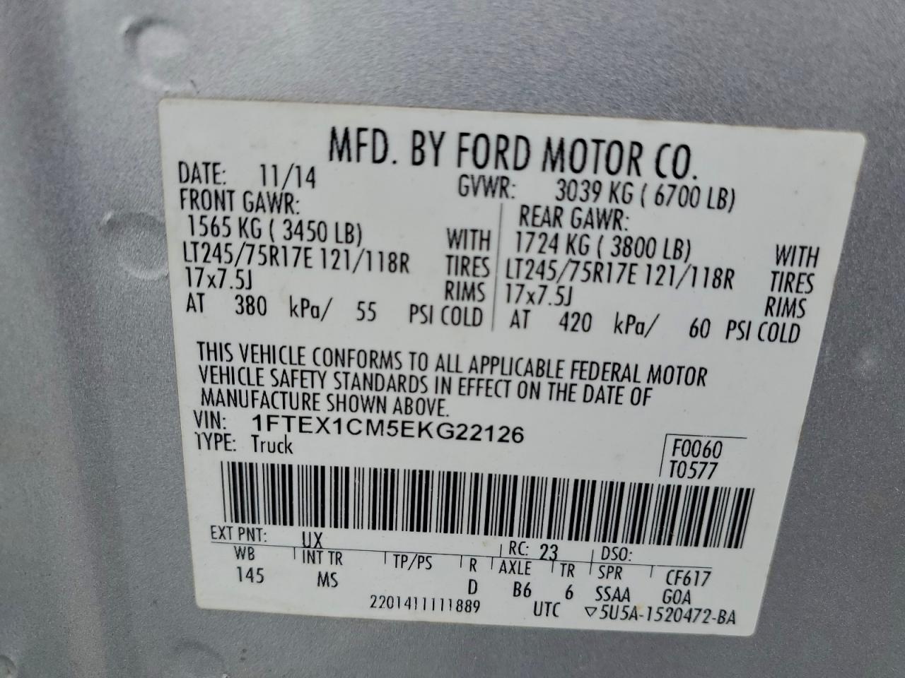 2014 FORD F-150