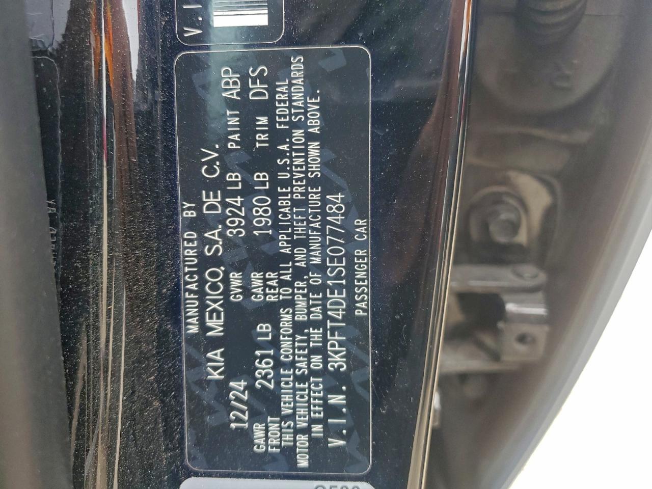 2025 KIA K4