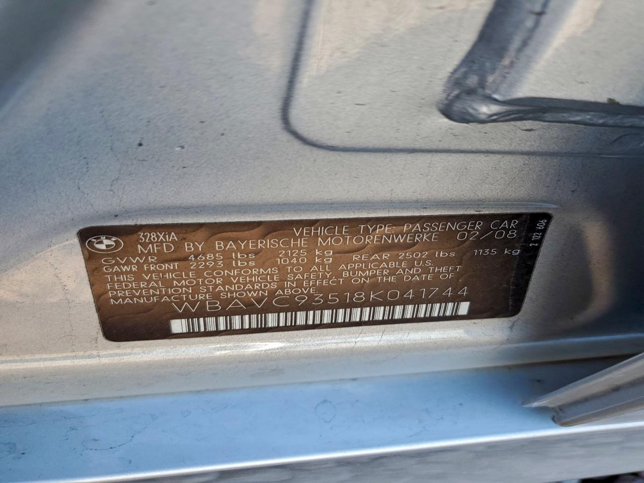 2008 BMW 3 SERIES