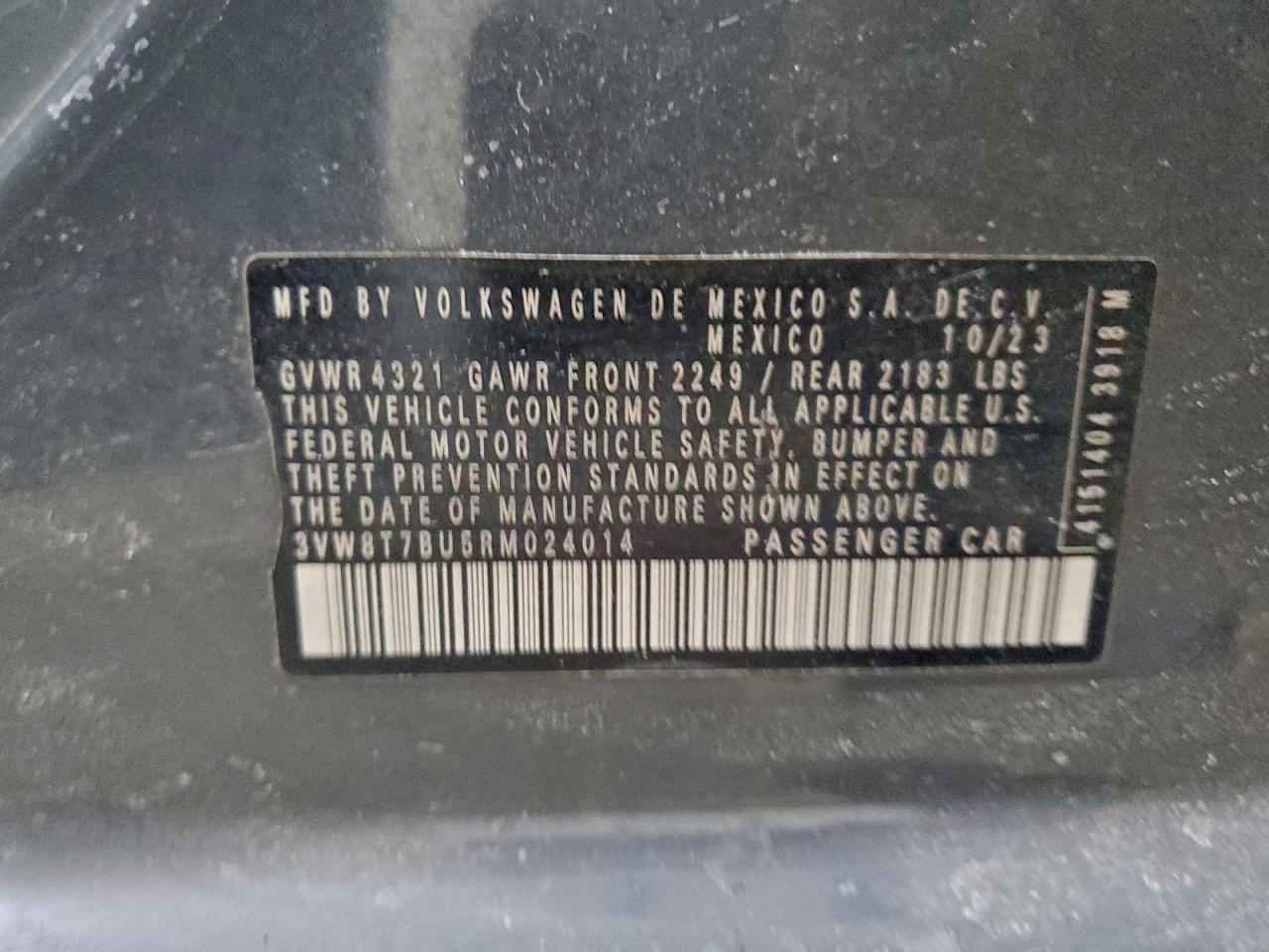 2024 VOLKSWAGEN JETTA