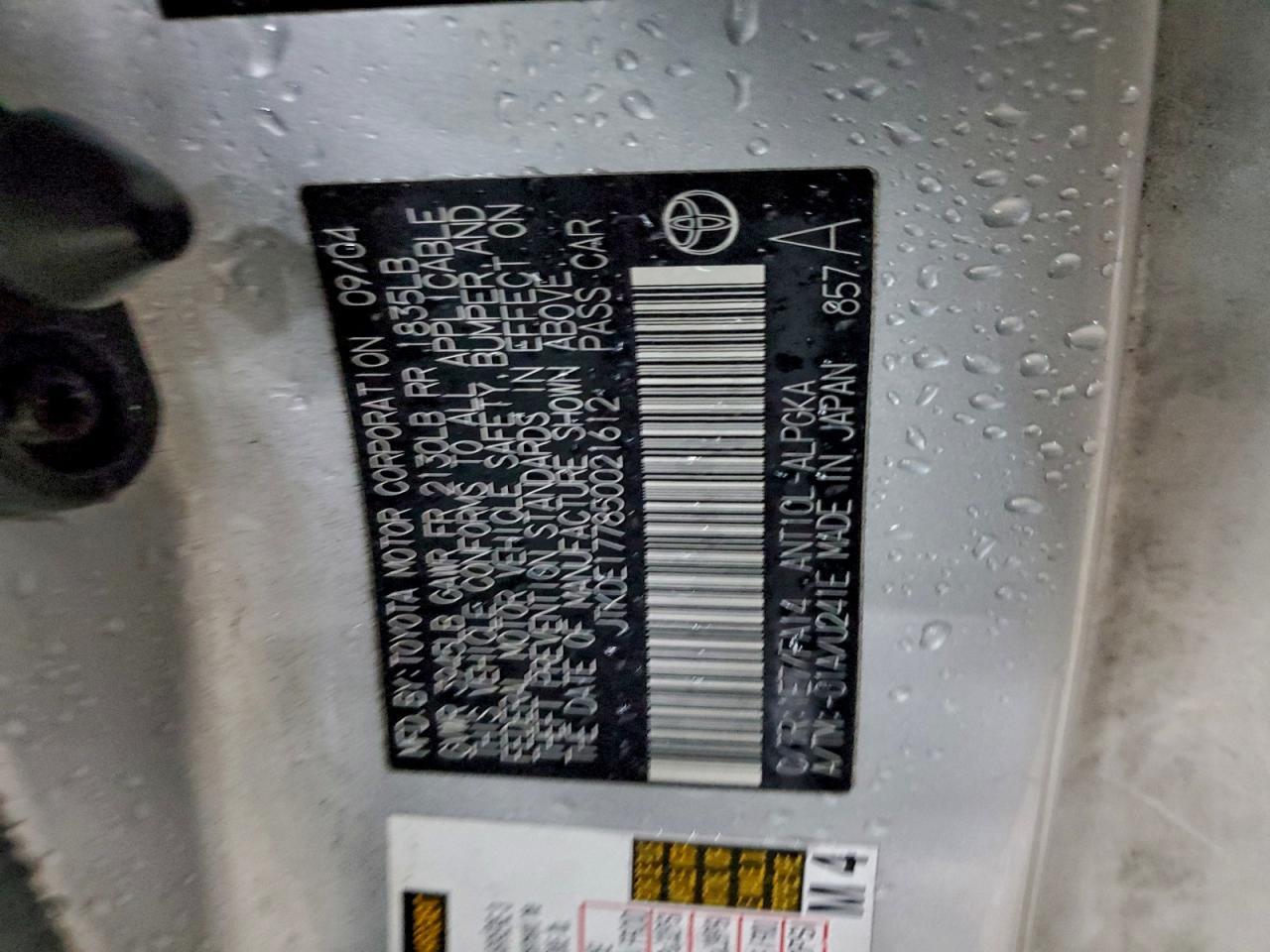 2005 TOYOTA SCION